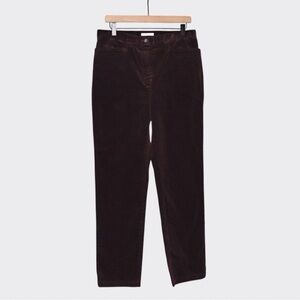 Jones Sport Stretch Corduroy High Rise Straight Leg Pants